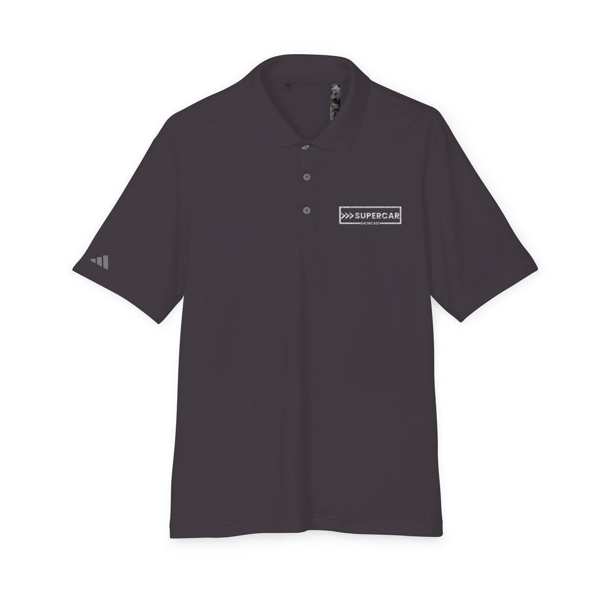 Performance Polo — Small White '100% Supercoach' Chest Logo