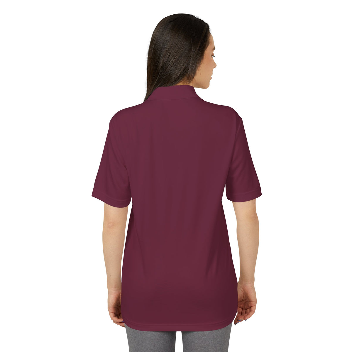 Performance Polo — Small White '100% Supercoach' Chest Logo