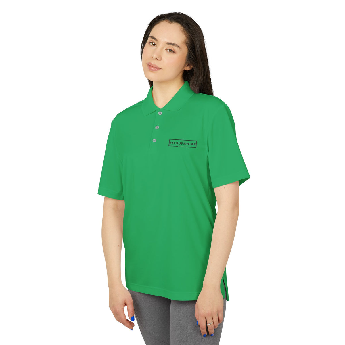 Performance Polo Shirt — Minimal 'SUPRECAM' Chest Logo