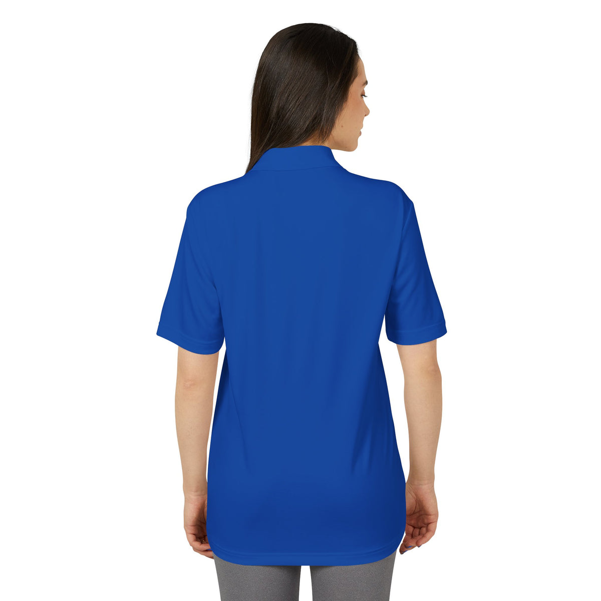 Performance Polo — Small White '100% Supercoach' Chest Logo