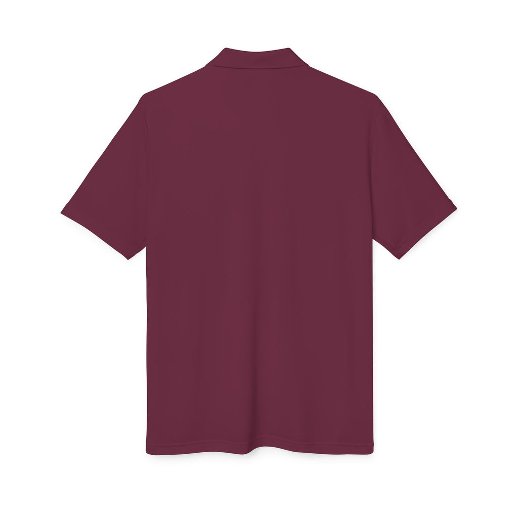 Performance Polo — Small White '100% Supercoach' Chest Logo
