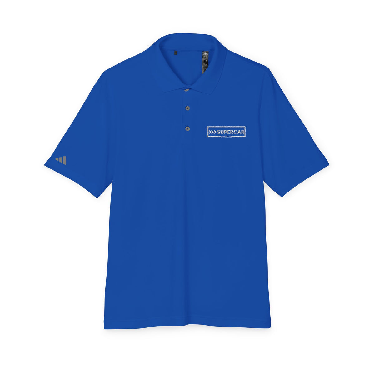 Performance Polo — Small White '100% Supercoach' Chest Logo