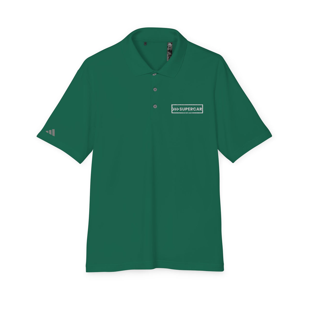 Performance Polo — Small White '100% Supercoach' Chest Logo