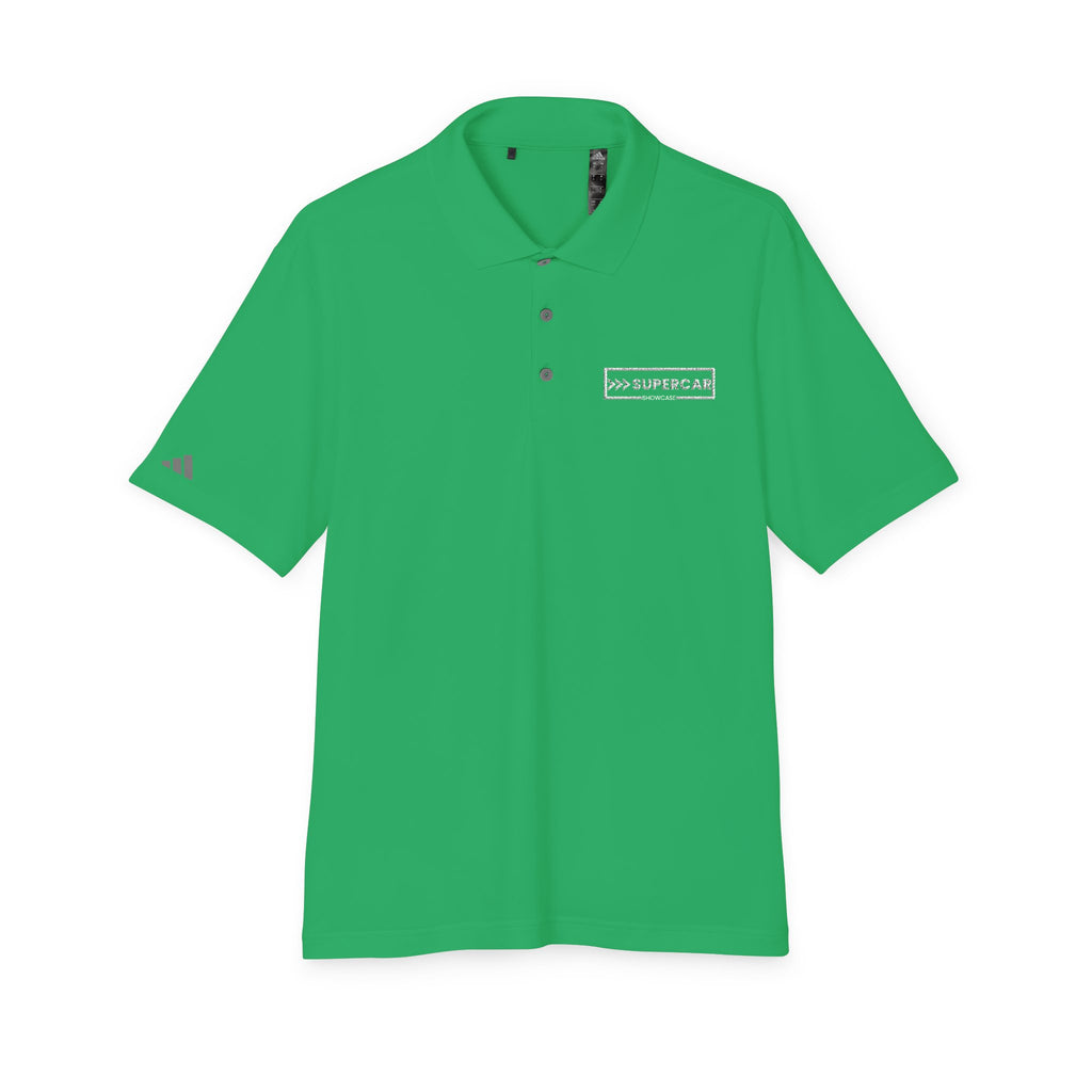 Performance Polo — Small White '100% Supercoach' Chest Logo