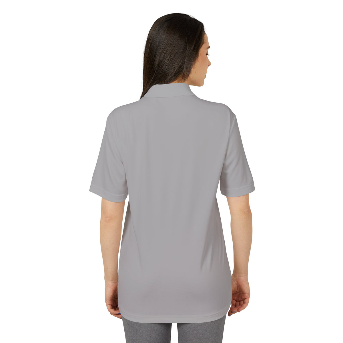 Performance Polo — Small White '100% Supercoach' Chest Logo