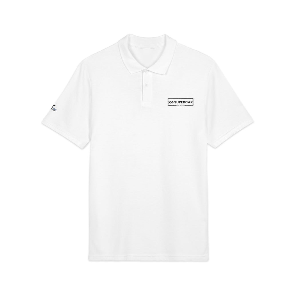 Supercar Showcase Embroidered Polo Shirt (White)