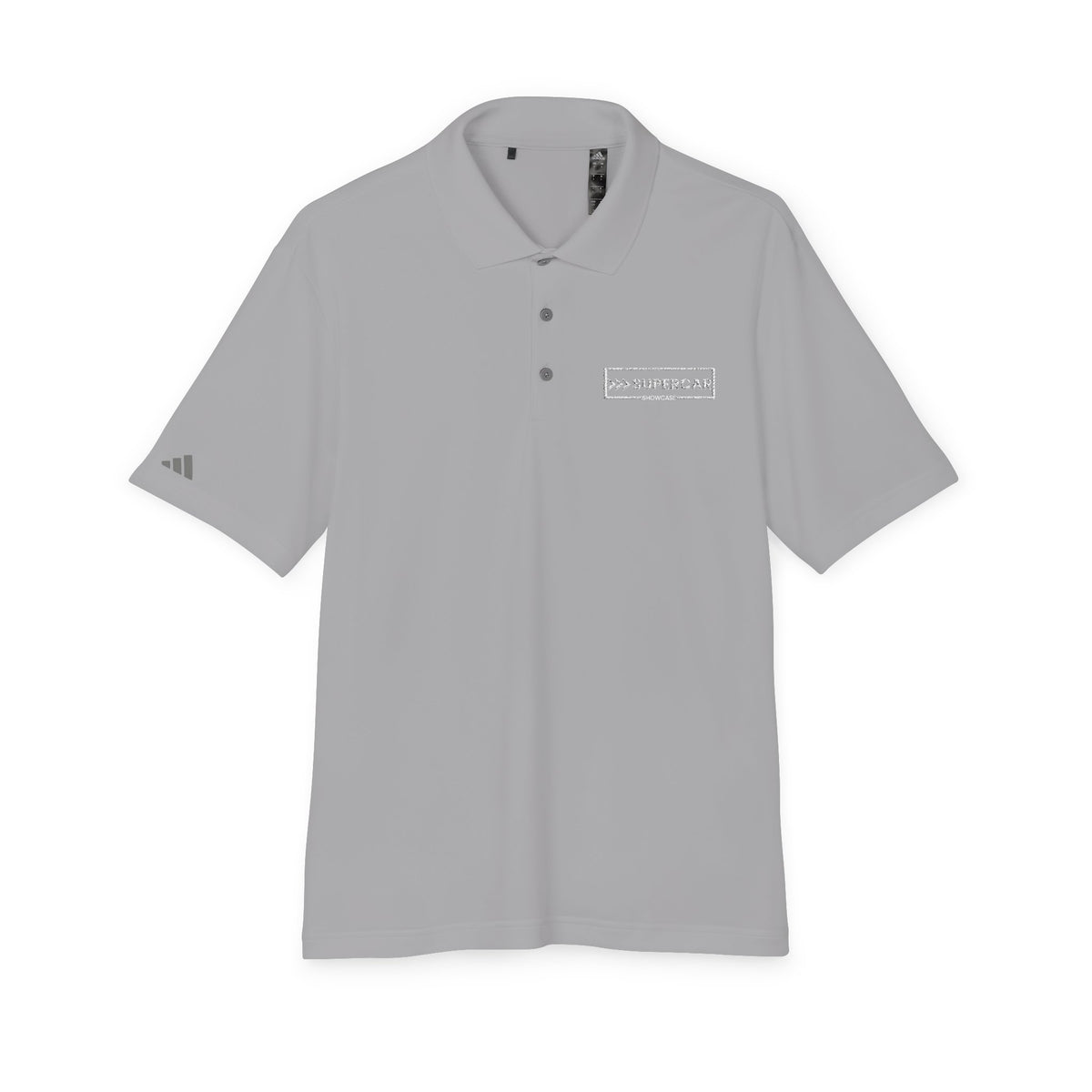Performance Polo — Small White '100% Supercoach' Chest Logo