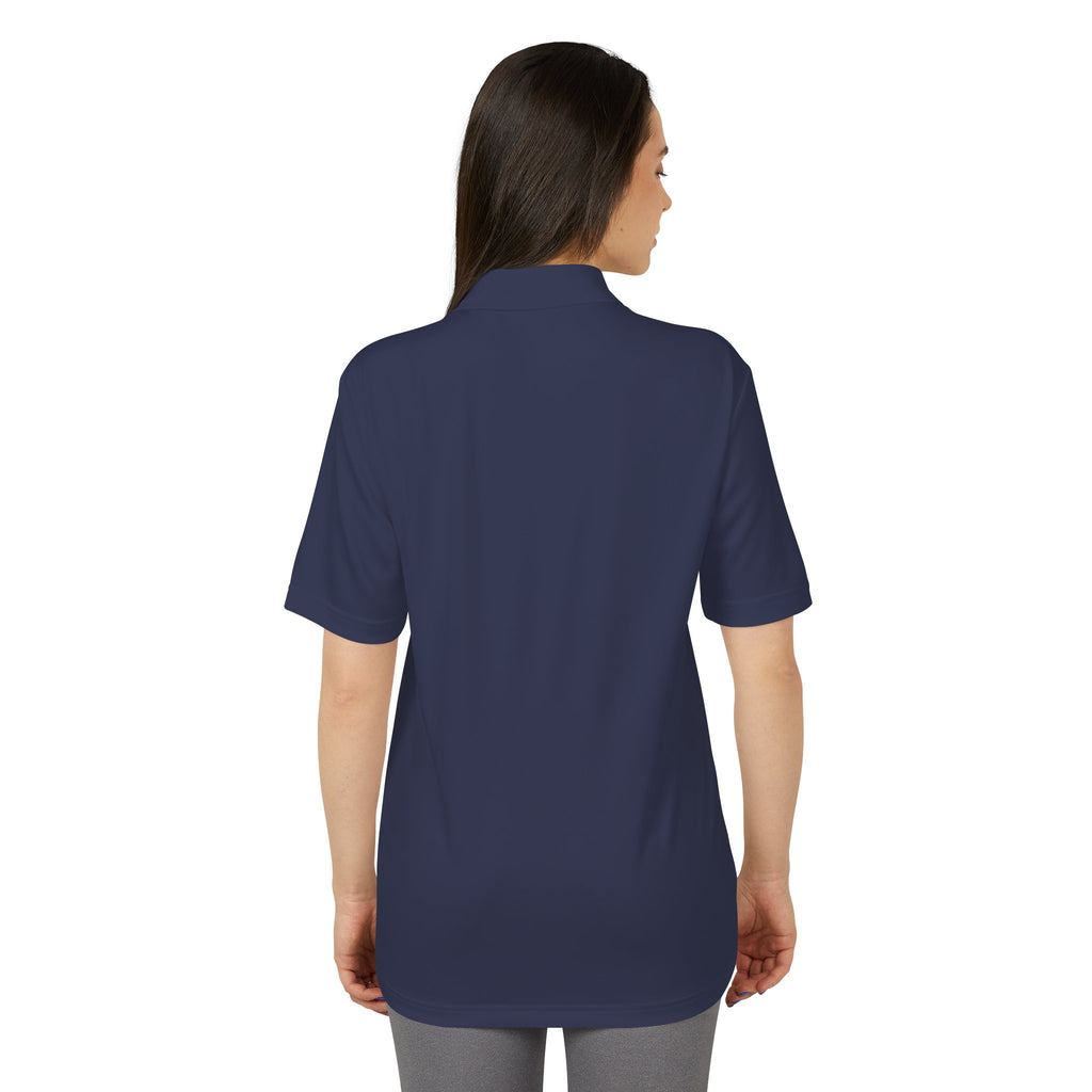 Performance Polo — Small White '100% Supercoach' Chest Logo