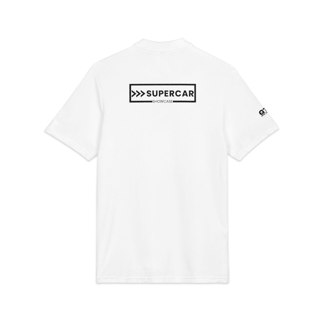 Supercar Showcase Embroidered Polo Shirt (White)