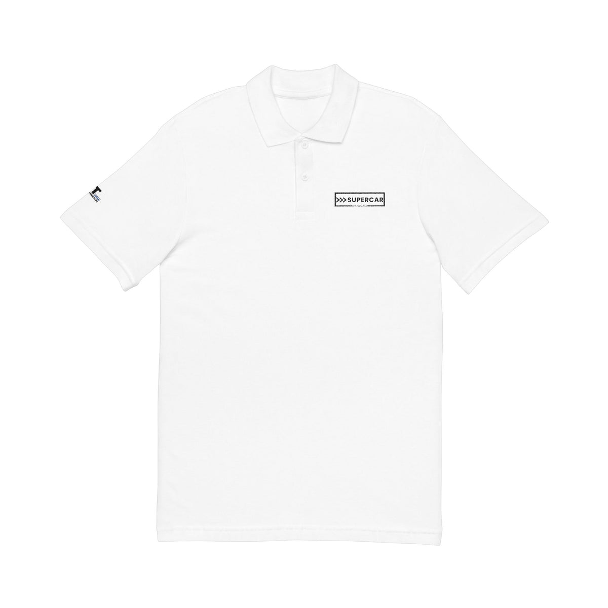 Supercar Showcase Embroidered Polo Shirt (White)