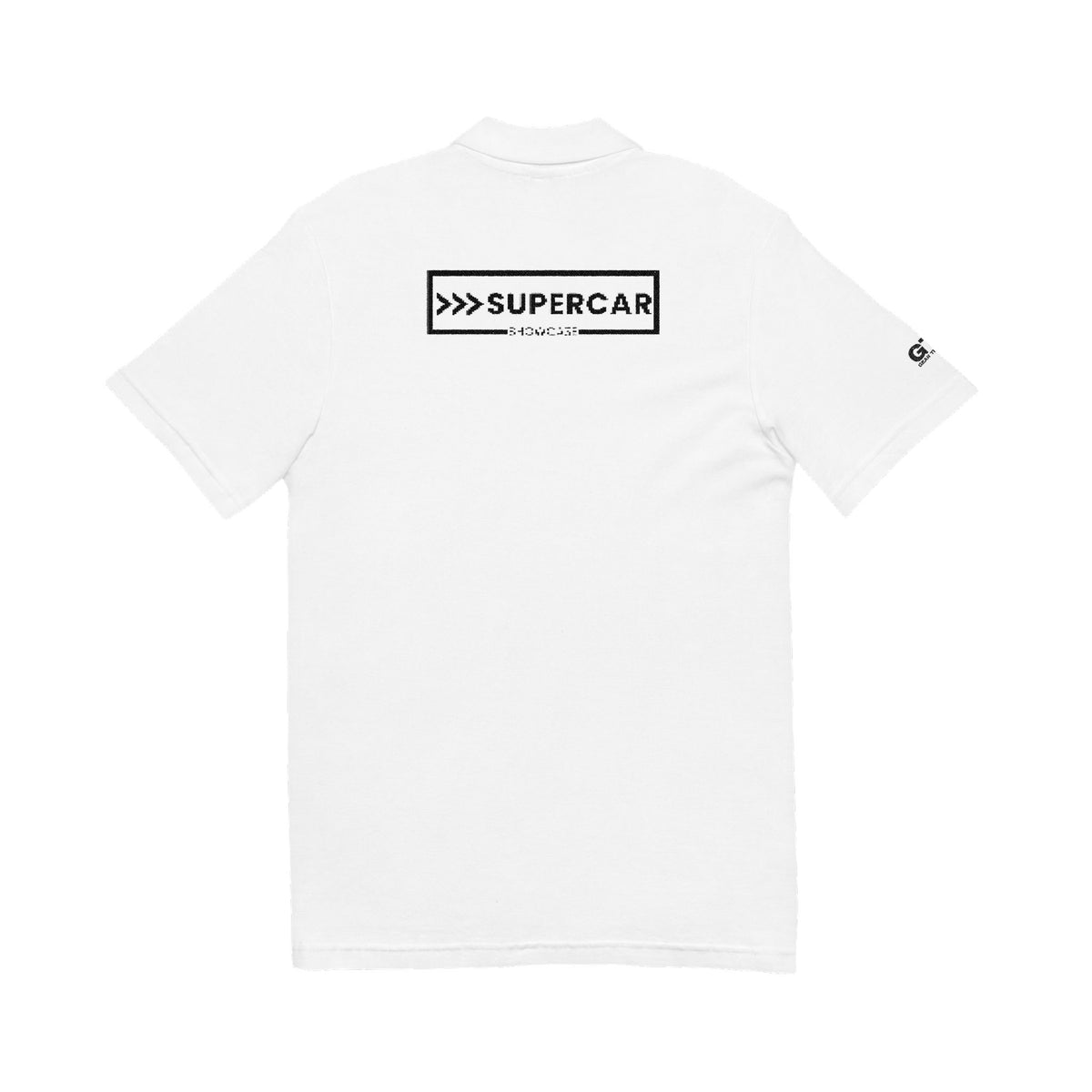 Supercar Showcase Embroidered Polo Shirt (White)