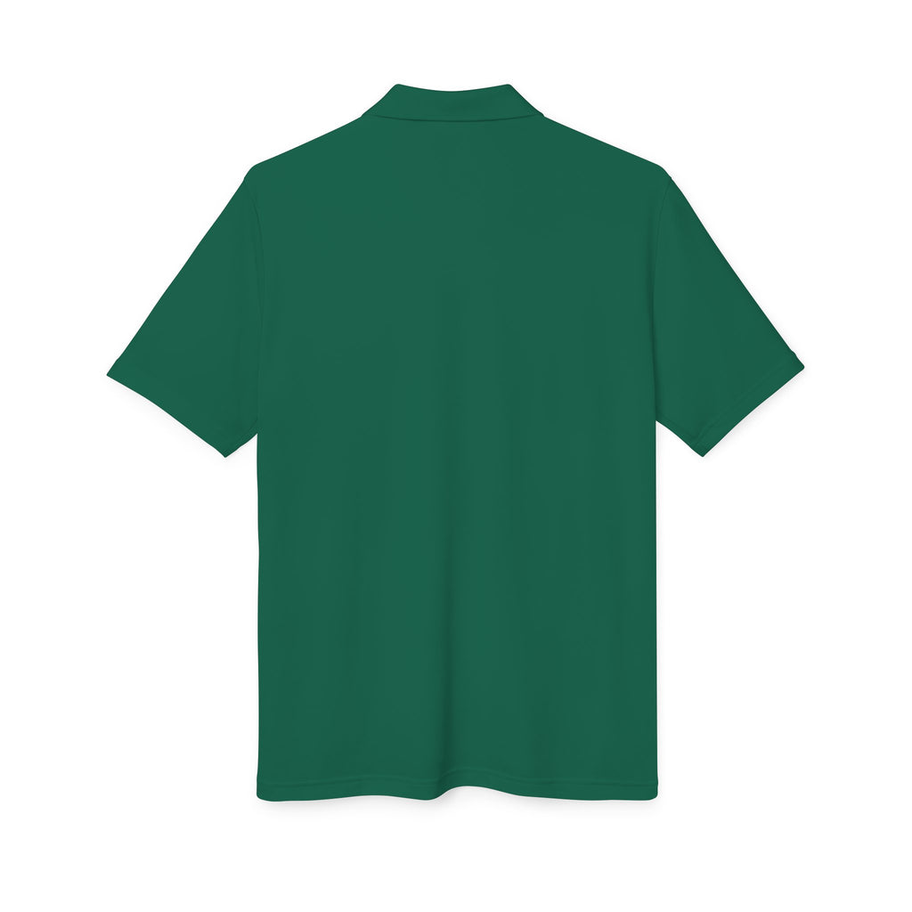 Performance Polo — Small White '100% Supercoach' Chest Logo