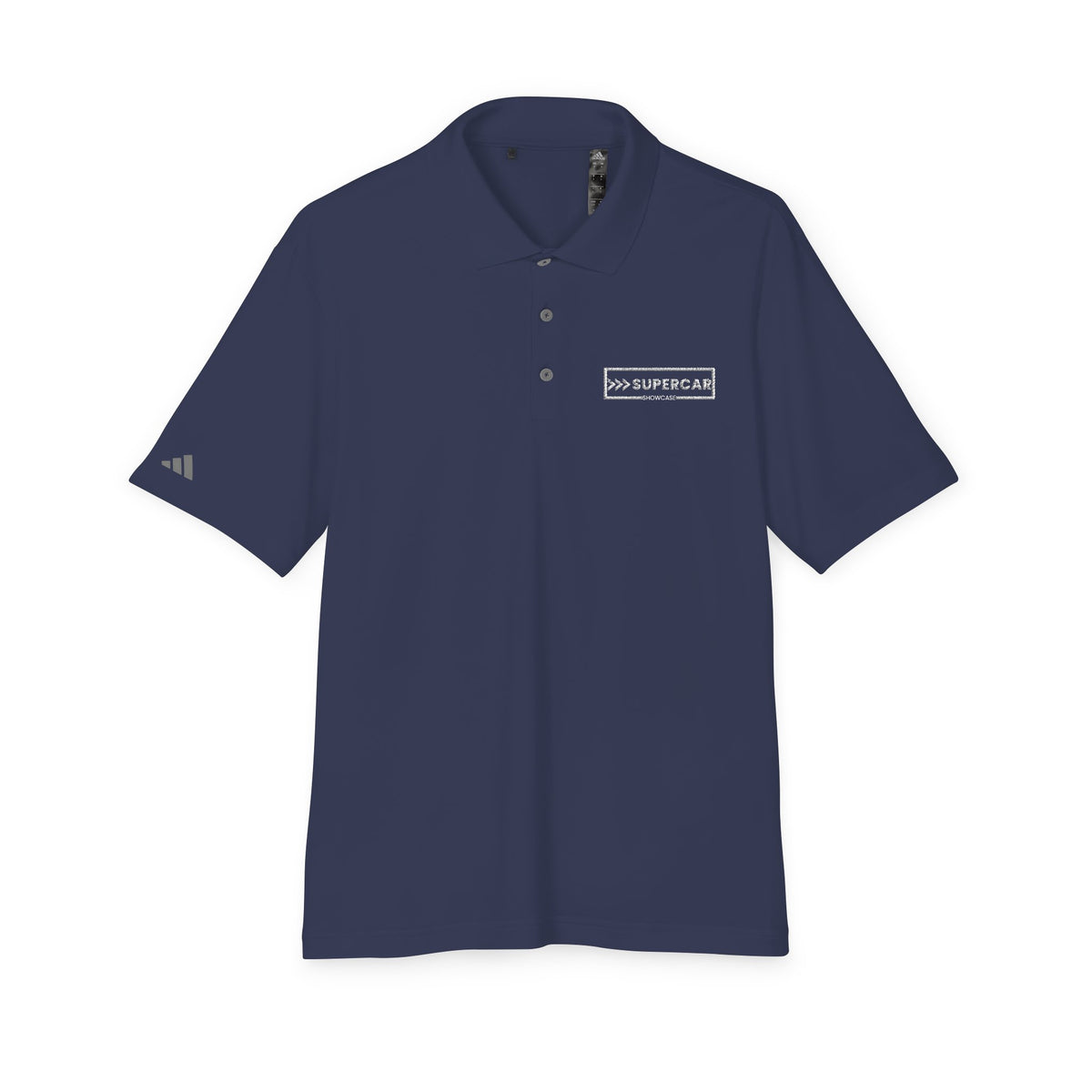 Performance Polo — Small White '100% Supercoach' Chest Logo