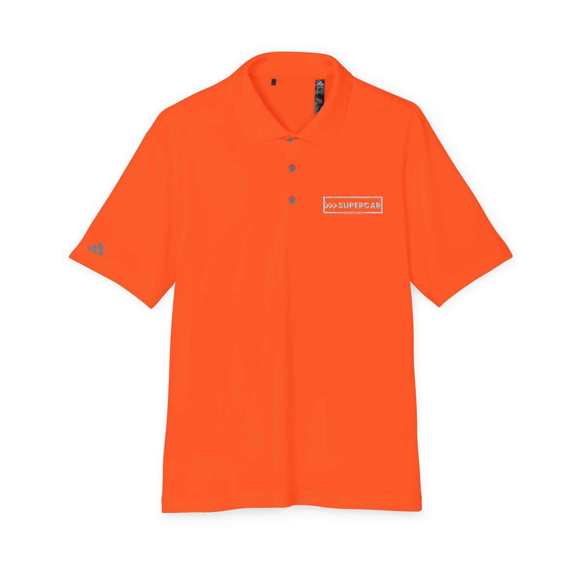 Performance Polo — Small White '100% Supercoach' Chest Logo